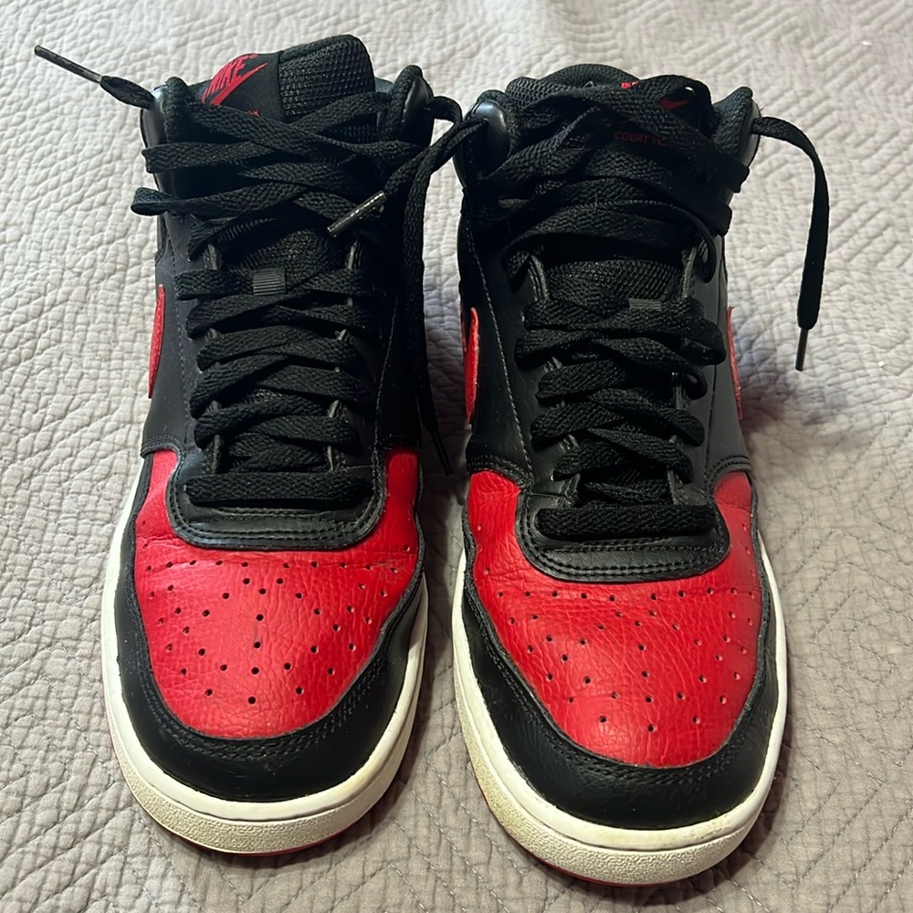 Nike Court Vision Mid- Red/Black